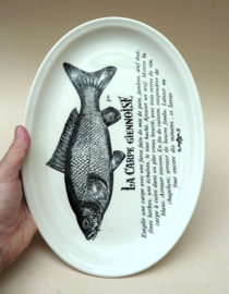 Gien fish plate La Carpe Giennoise