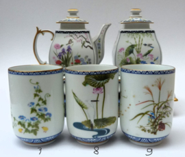 Franklin Mint Birds and Flowers Japanse theekom