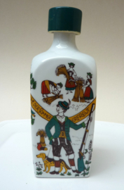 Four seasons porcelain schnapps bottle and cups Altenkunststadt Bavaria