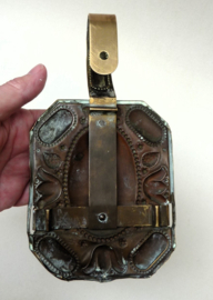 Antieke messing wandblaker
