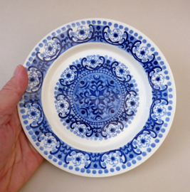 Arabia Ali  Blue salad plate