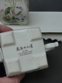 Franklin Mint Birds and Flowers Japans roomstel