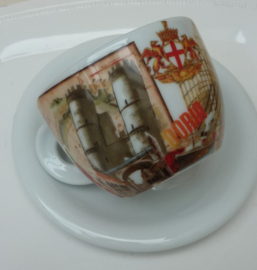 Ancap Edizione 2009 Bella Italia cappuccino cup with saucer Genova