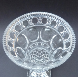 Vintage cut crystal vase