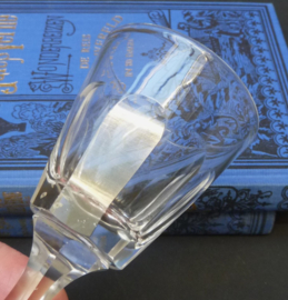 Val St Lambert wine glass Poniatowski