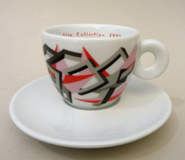 Illy Art Collection 1992 Arti e Mestieri Cosimo Fusco espresso cup Vaganti su Bianco