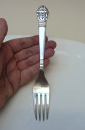 Gero Kopenhagen model 644 Olympia verzilverde dessertvork