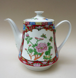 Chinese Famille Rose porcelain coffee tea service