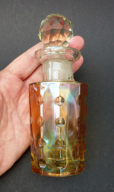 Art Deco Marigold Carnival Glass parfumfles