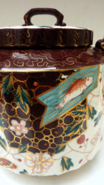 Franse faience Japonisme theepot 19e eeuw