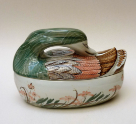 Chinese porcelain duck tureen