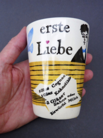 Melitta Mid Century coffee mug Erste Liebe