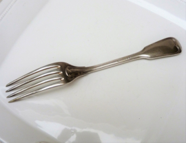 Wellner Augsburger Faden silver plated dinner fork antique model