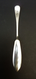 Maple and Co Londen antique silver plated cream cheese scoop butter knife