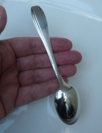 Silver plated Art Deco dessert coffee spoons