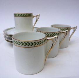 Jaeger Marktredwitz Art Deco demitasse espresso cups