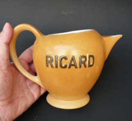 Ricard salt glazed earthenware pitcher