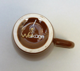 SPM Walkure Alta lustre brown espresso cup with saucer