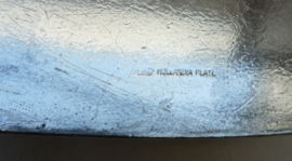 Hollandia Plate Art Deco verzilverde Hotelware dienschaal