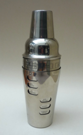 RVS cocktailshaker met recept aanduiding