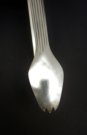 Mid Century Modern silver plated ice cube tongs
