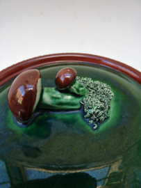 Tellurite handled mushroom tureen model 1139