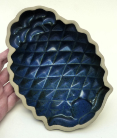 Art Deco keramische puddingvorm Ananas