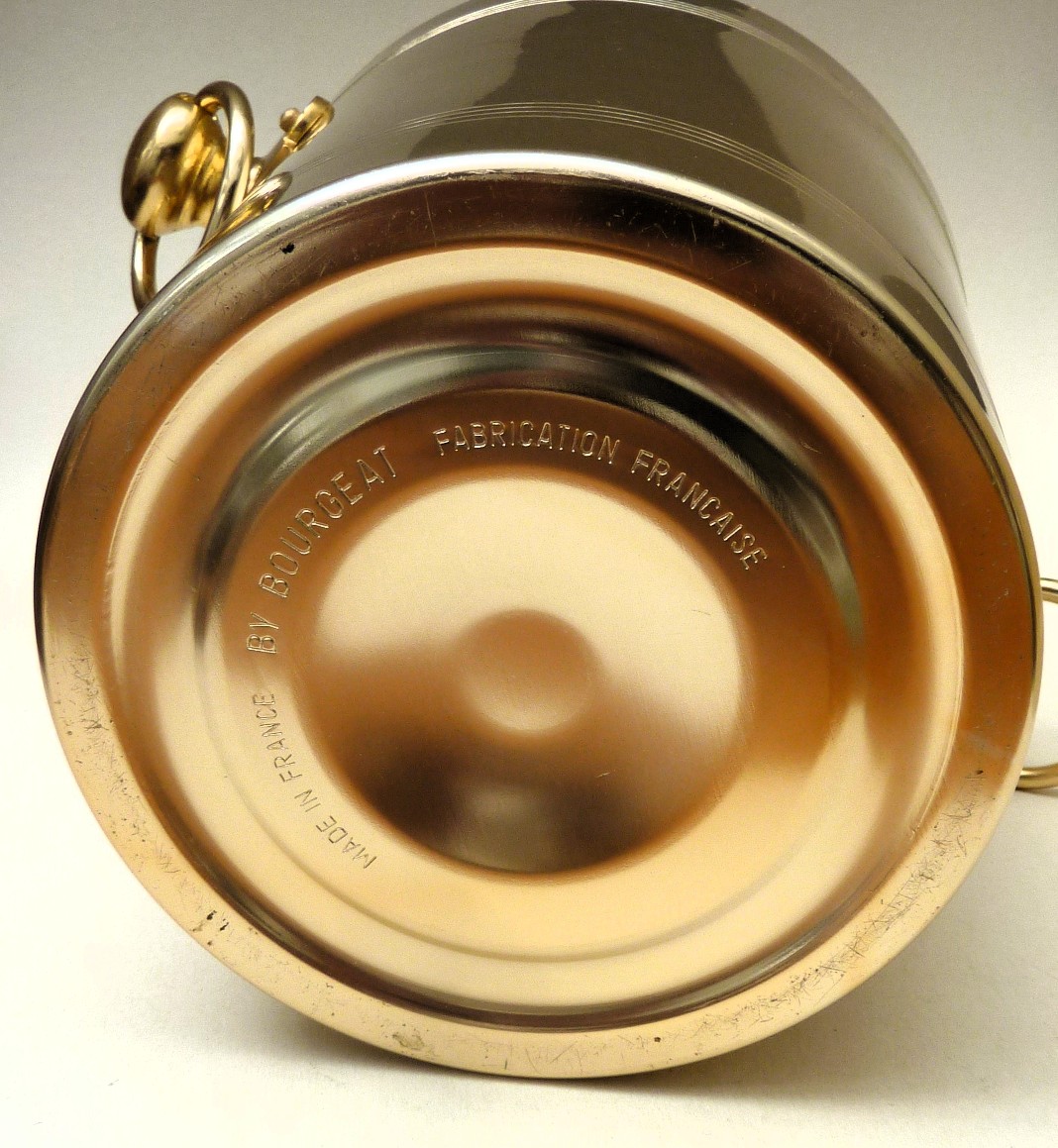 Monmousseau goudkleurige aluminium champagnekoeler