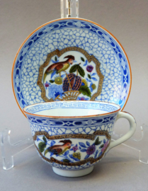 Mosa Maastricht decor 601 Bird of Paradise cup with saucer