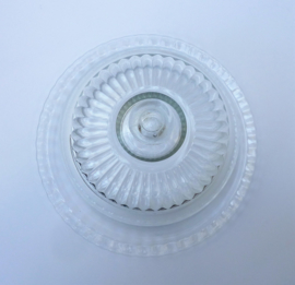 Arcoroc France glass dome with dish