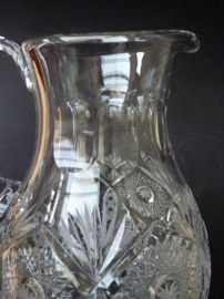 American Brilliant Period cut crystal pitcher