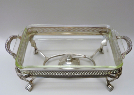 FB Rogers silver plated chafing dish buffet server