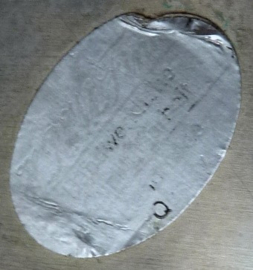 White metal wine champagne bucket Fink Germany