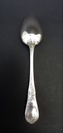 SFAM France antique silver plated table spoon in Rococo style