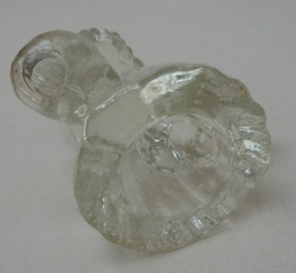 A pair of Goebel glass christmas angel candlesticks