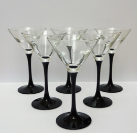 Luminarc Domino martini cocktail glasses