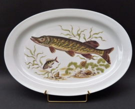 Seltmann Vohenstrauss Mid Century porcelain fish serving dish