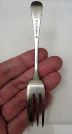 Sheffield silver plated cake forks - set of five