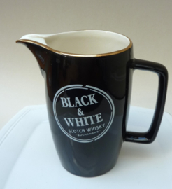 Buchanans Black and White whisky pitcher