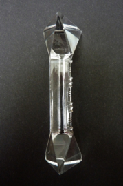 Crystal knife rests with pointed ends 