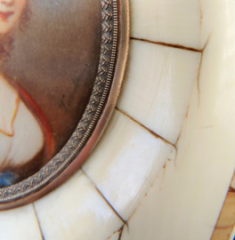 Miniature portrait Louise Van Mecklenburg Strelitz Queen of Prussia
