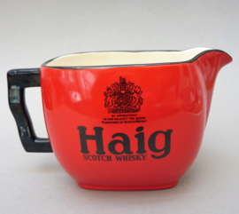 Haig Whisky red water jug
