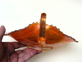 Fenton Cherry Circles antiek Marigold glazen bonbonschaaltje