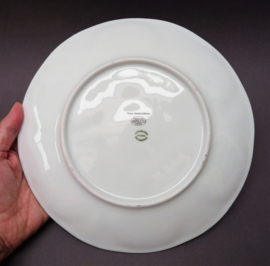 Apilco France whiteware Limoges porcelain oyster plate