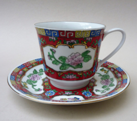 Chinees Famille Rose porseleinen thee koffie servies