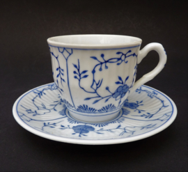 August Warnecke Frisian Blue coffee cup with saucer