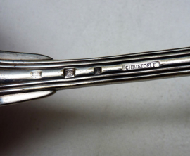 Christofle Alfenide Chinon antique silver plated table spoon
