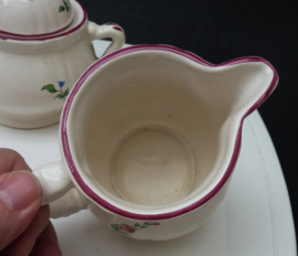 K & G Luneville Old Strasbourg faience roomstel 19e eeuw