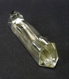 Karl Palda Art Deco cut crystal knife rest set in original case