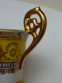 Franz Dorfl Wenen demitasse kop en schotels 19e eeuw